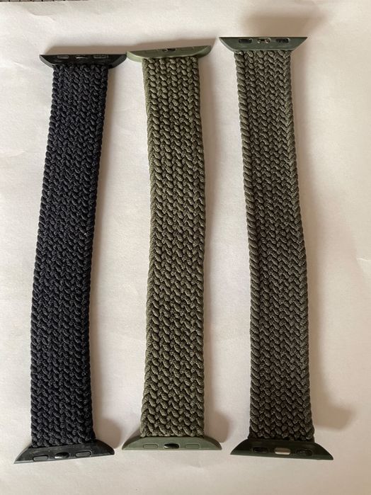 Braceletes Solo Entrançada de Nylon para Apple Watch 44MM