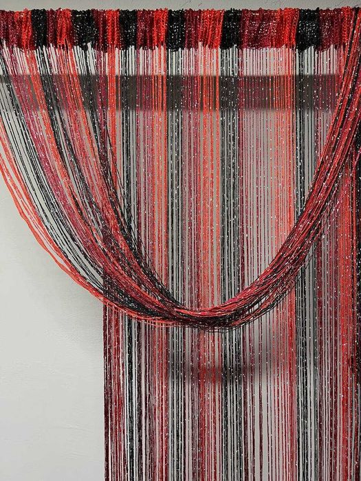 Штори-нитки Кісея Веселка з люрексом 300×280 см (арт. RDG-4+9+17)