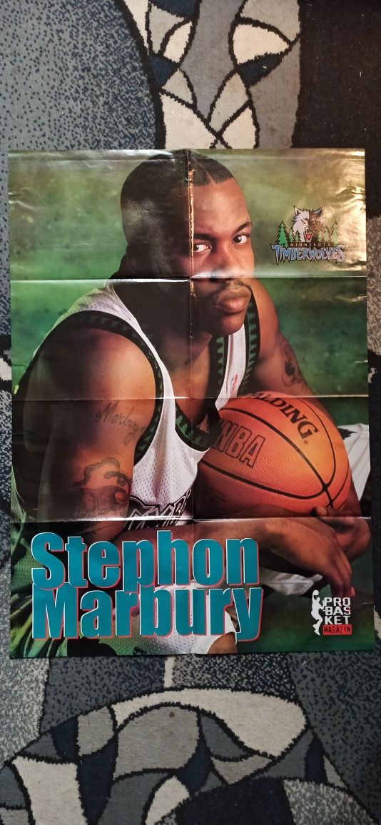 NBA koszykówka - plakat Stephon Marbury