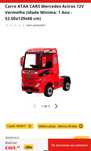 Camião eléctrico infantil Mercedes Actros 12V