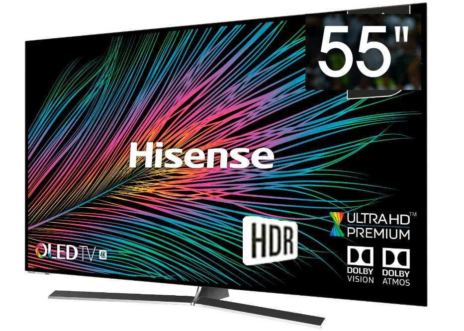 Hisense H55O8B, 55", OLED 4K, HDR, Dolby Vision, Smart, огонь телек