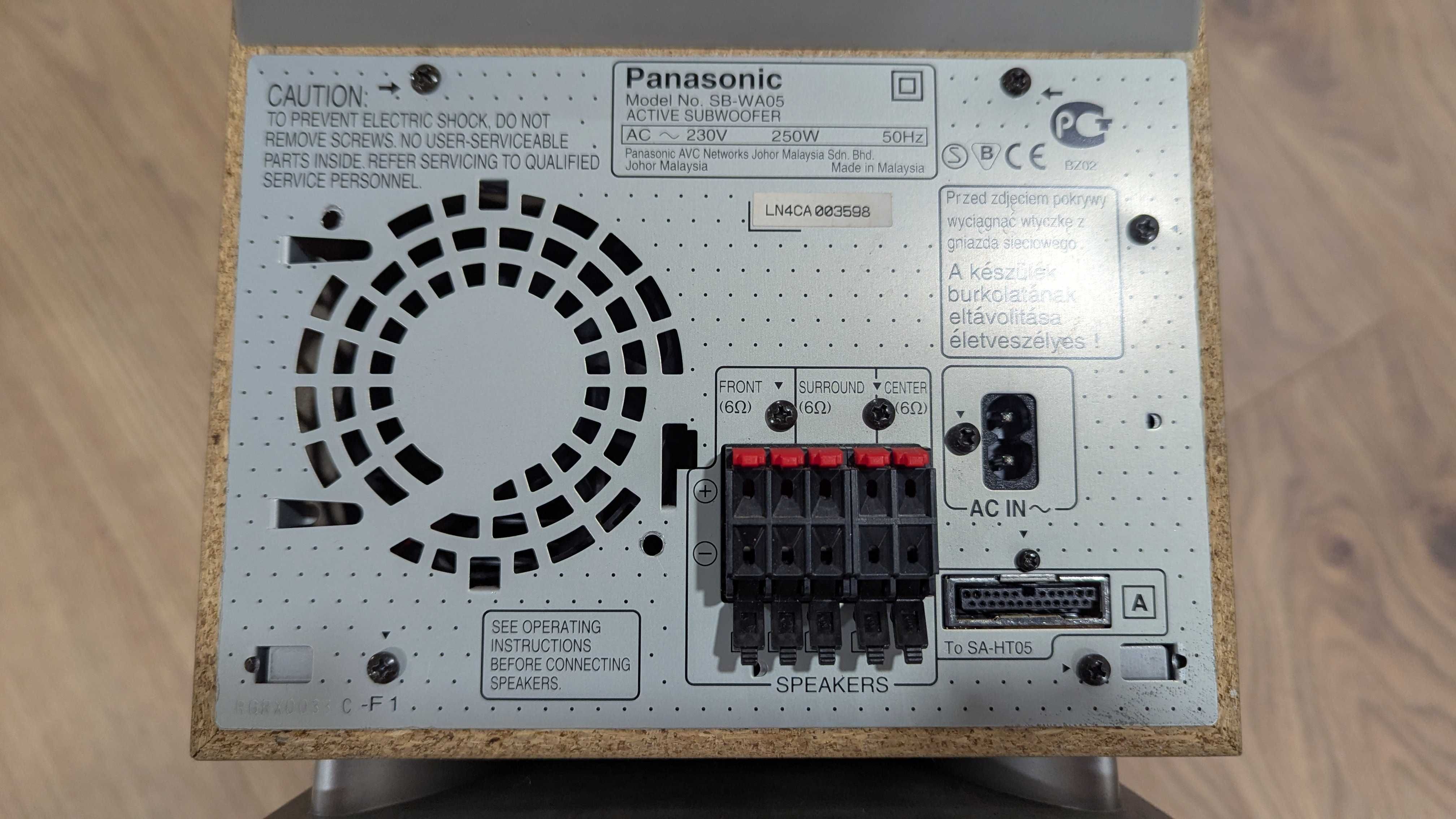 Panasonic SB-WA05 Subwoofer