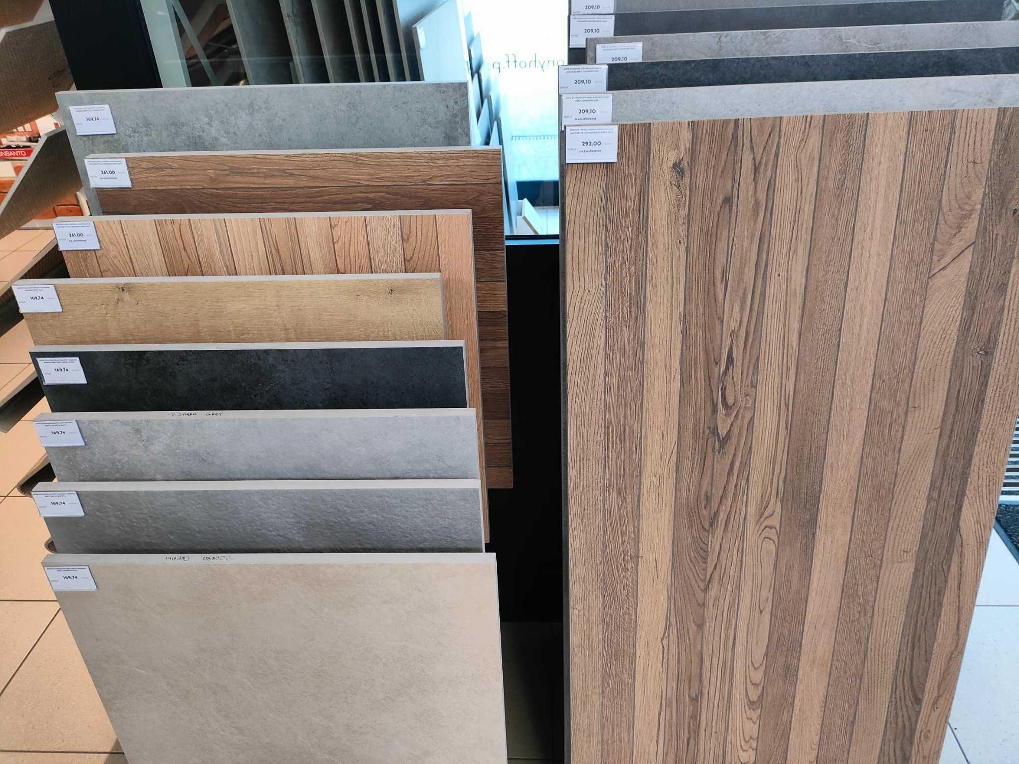 Deska decha drewnopodobna płyta ceramiczna gres gresowa tarasowa 60x60