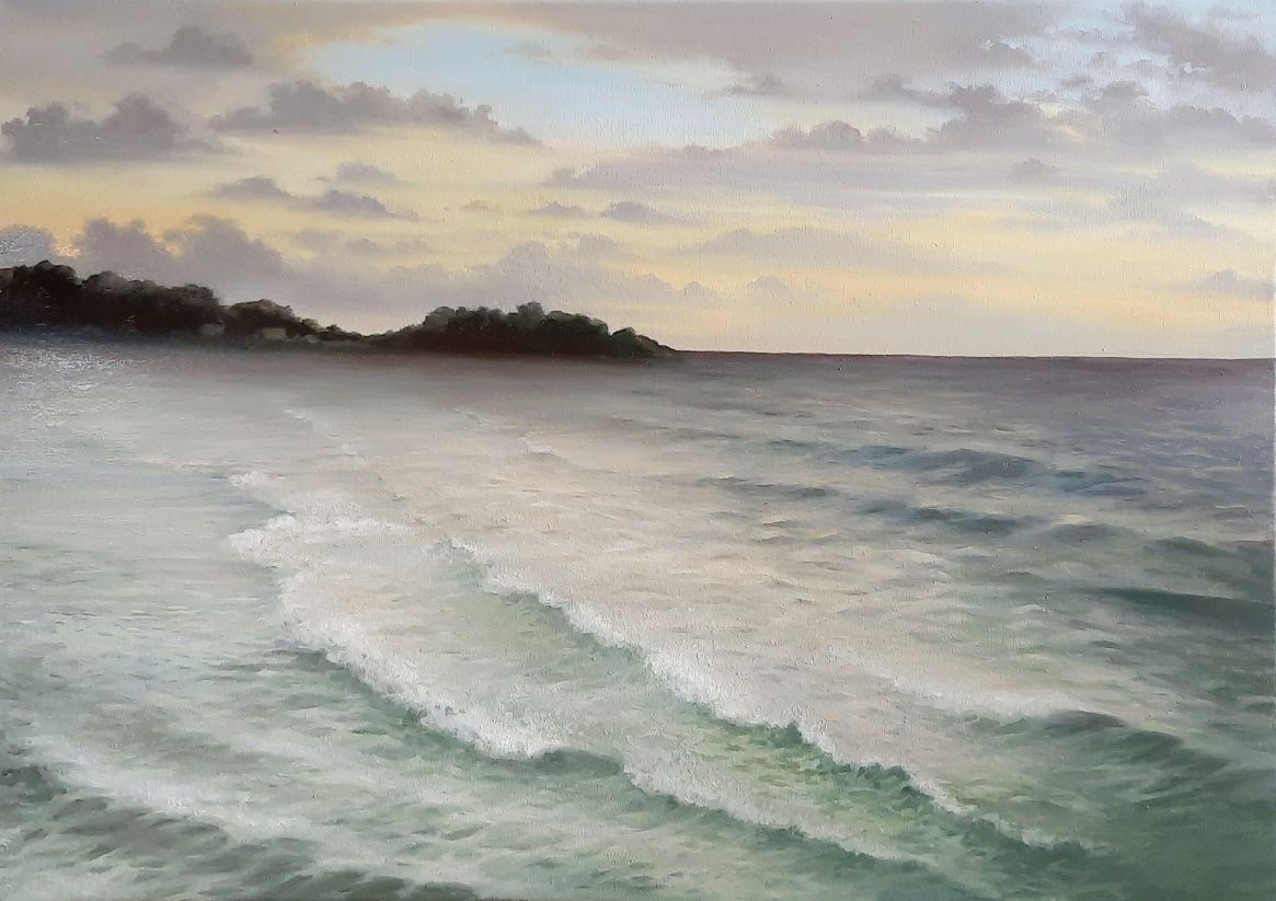 Картина олійними фарбами "Море"