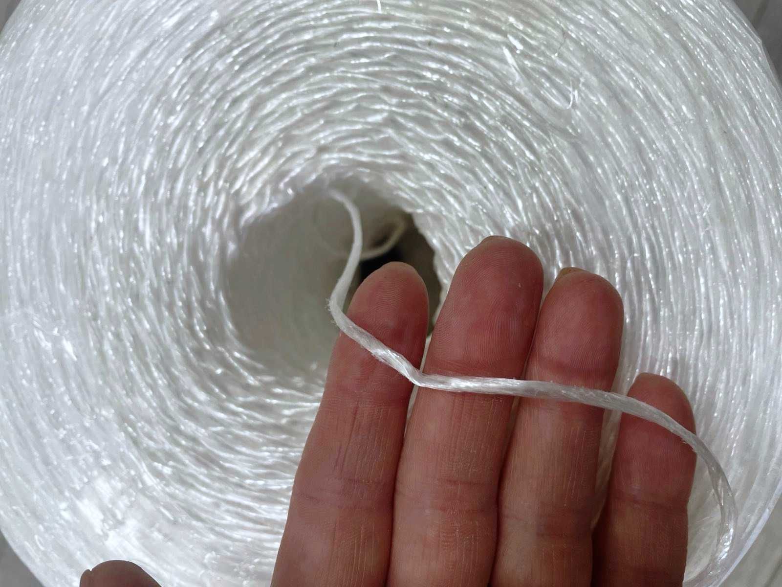 Тепличний шпагат для підвязування рослин білий 2 кг 830 tex, 1000 tex