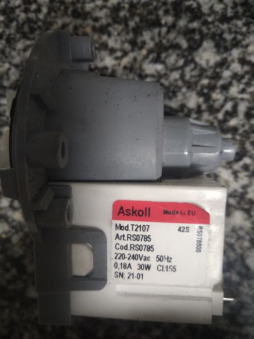 Bomba de água máquina de lavar roupa Samsung
