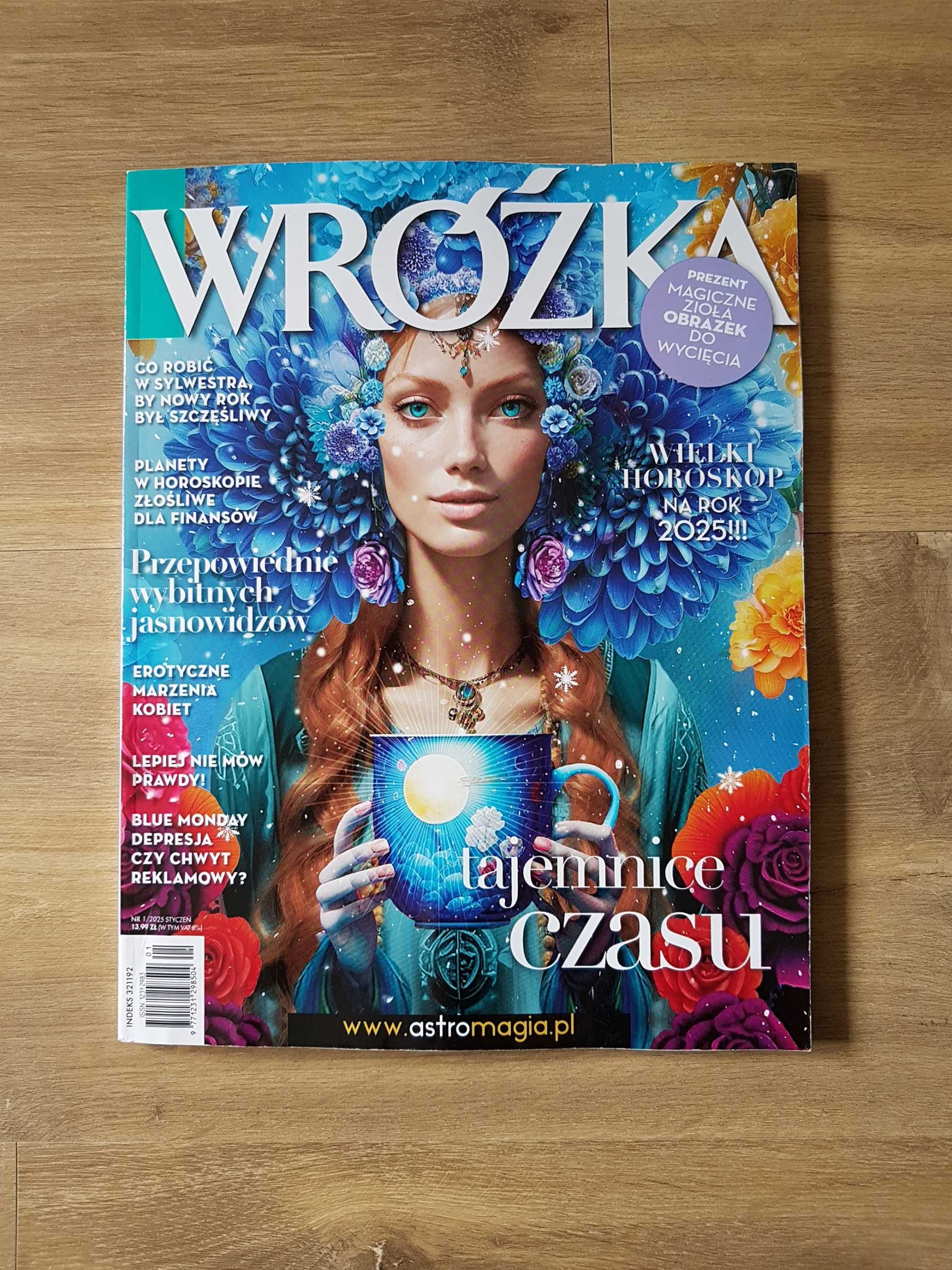 Magazyn WRÓŻKA numer 1/2025 wielki horoskop na rok 2025