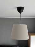 Lampa sufitowa z abażurem