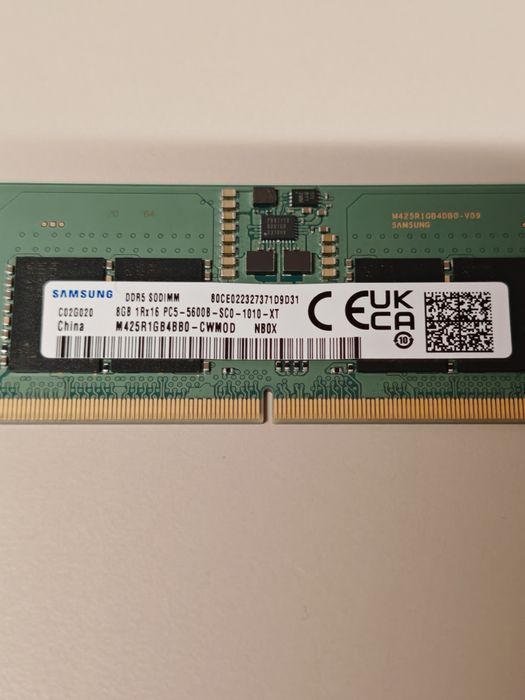 Pamięć RAM SODIMM DDR5 Samsung 2x8GB (16GB) 5600MHz CL40