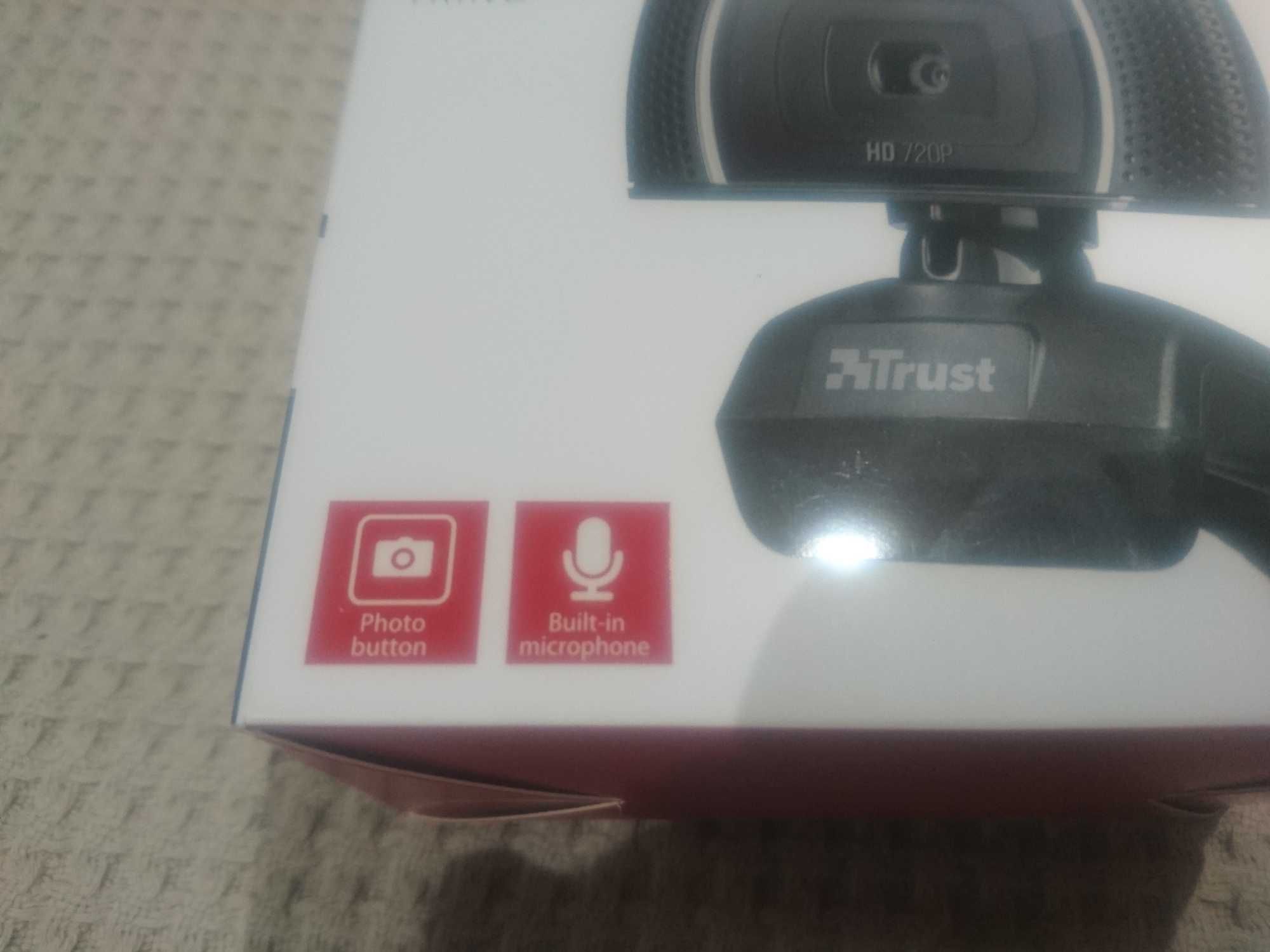 Webcam TRUST Trino (HD - 8 MP - Microfone Incorporado) - Nova - SELADA