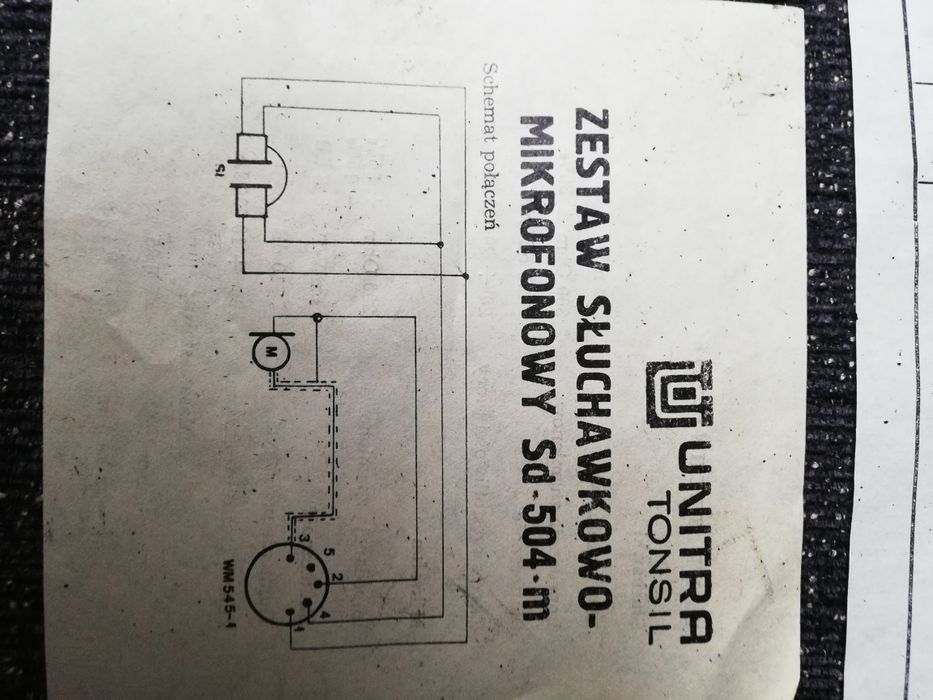 Słuchawki Unitra SD 504M # nowe #