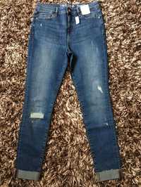 Spodnie jeansowe jeansy damskie rurki MARKS&SPENCER rozmiar 12 40 L