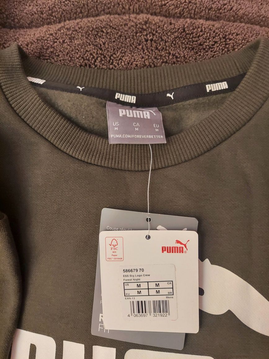 Свіншот кофта фірми Puma оригінал 

Стан нова

Розмір по бірці: M

Дет
