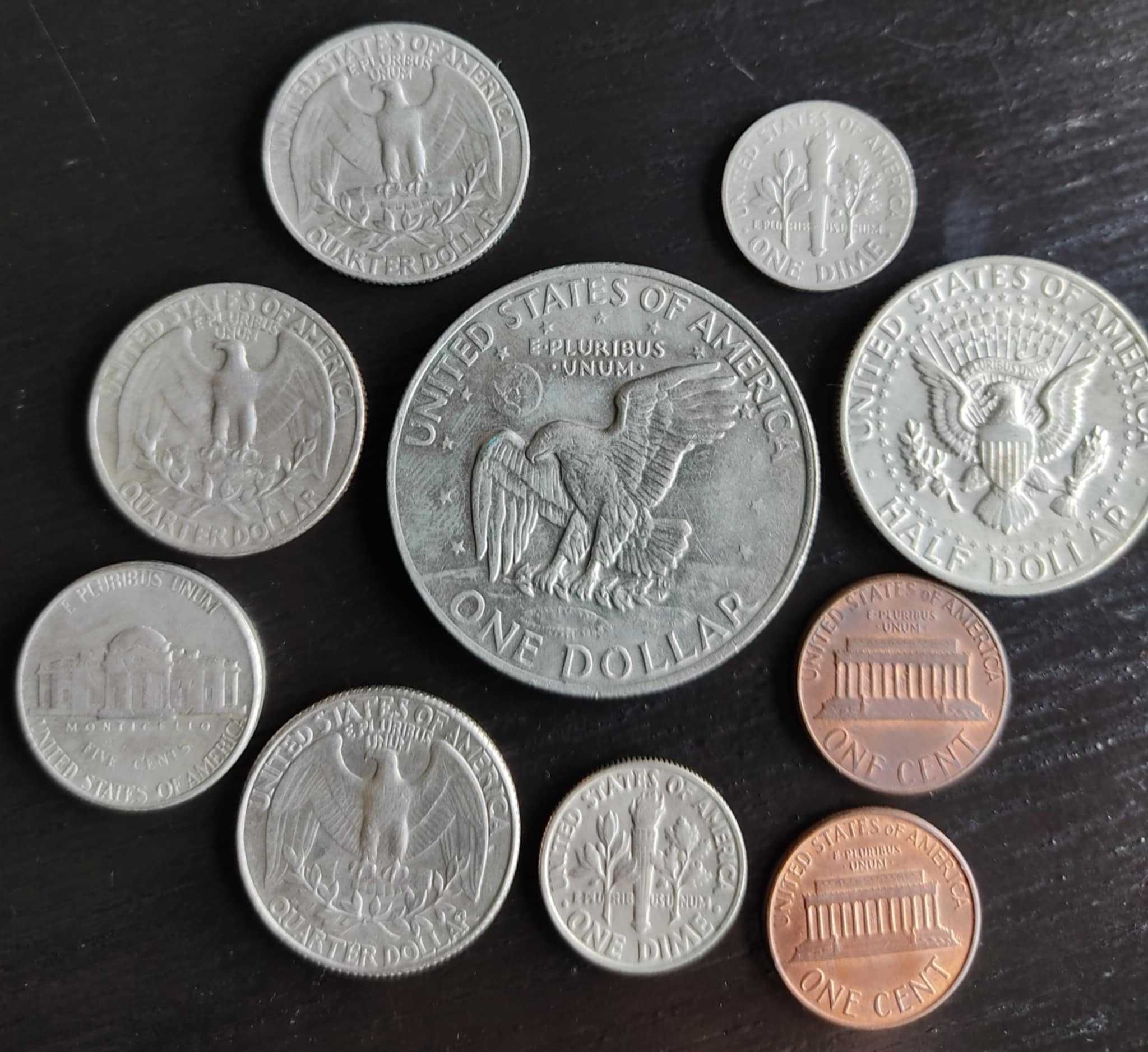 Conjunto de moedas dos EUA