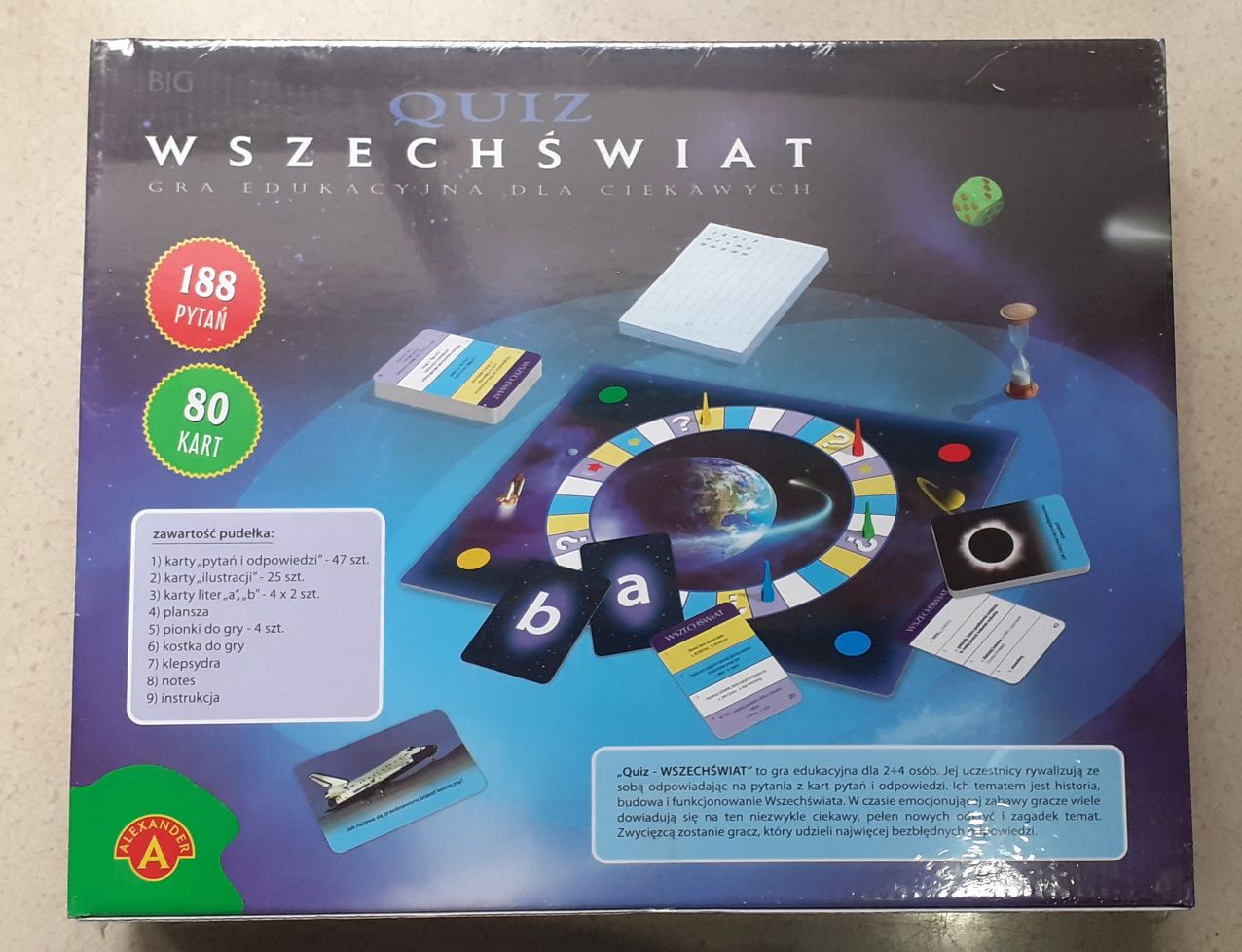 Gra edukacyjna wszechświat QUIZ