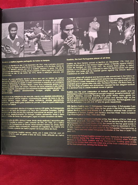 Camisola Benfica Eusébio