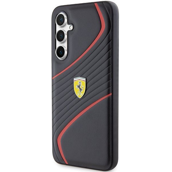 Etui Ochronne Ferrari Twist Metal Logo dla Samsunga Galaxy S23 FE