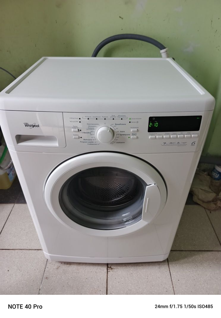 Pralka Whirlpool 7 kg 1000 obrotów