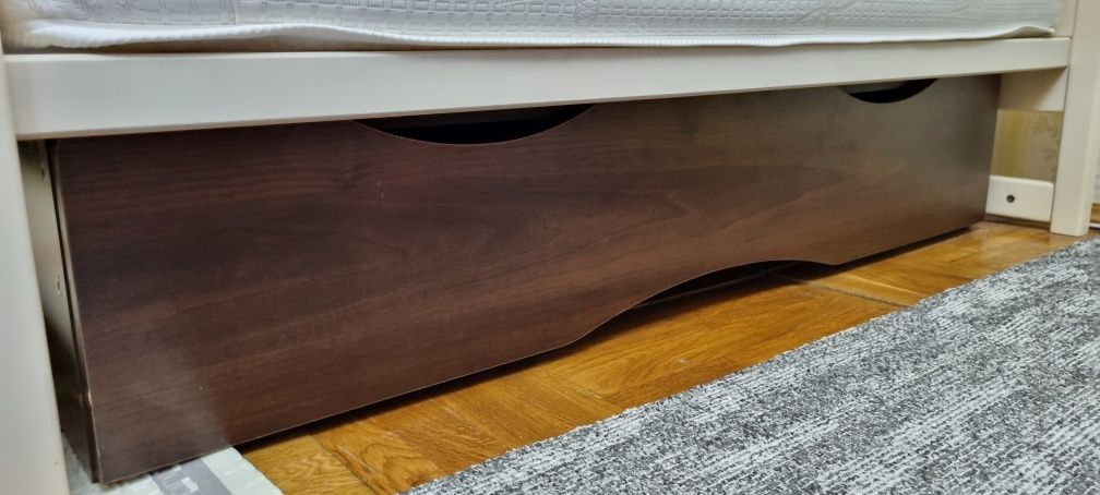 Продам ліжечко Angelo LUX 4 крем-горіх з матрасом