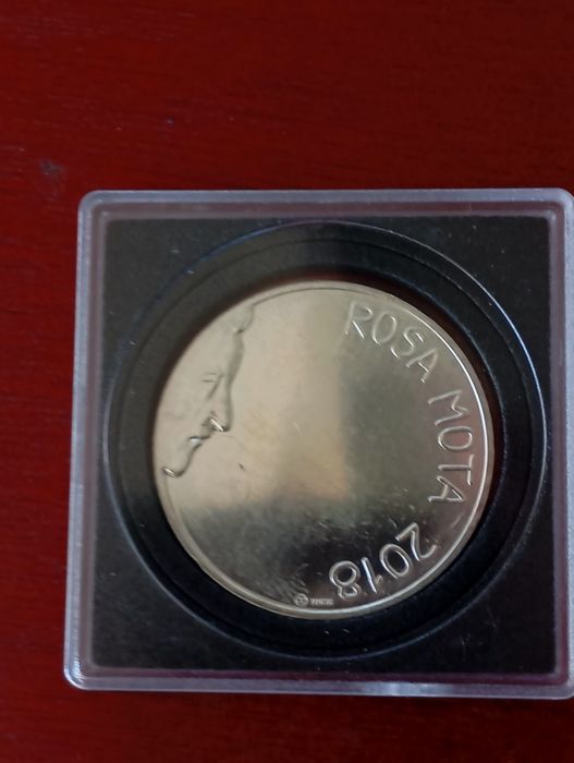 7.5€ moeda  prata Rosa Mota