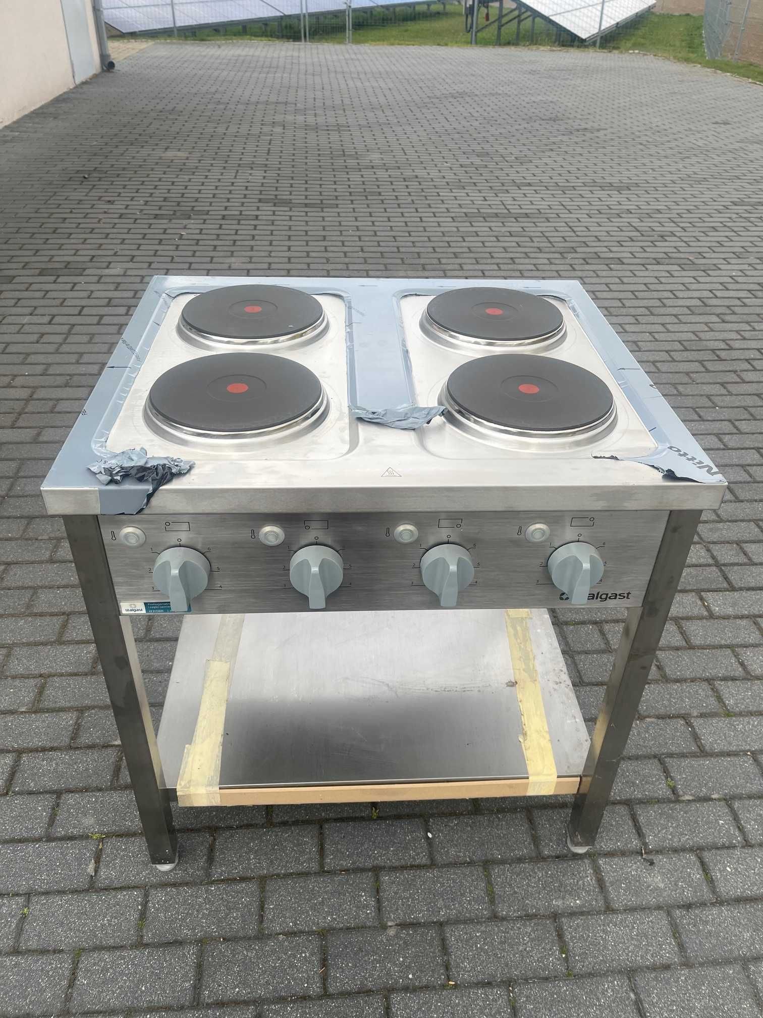 Nowa Kuchnia Elektryczna STALGAST 979500 | 4 palniki | 10.4 KW