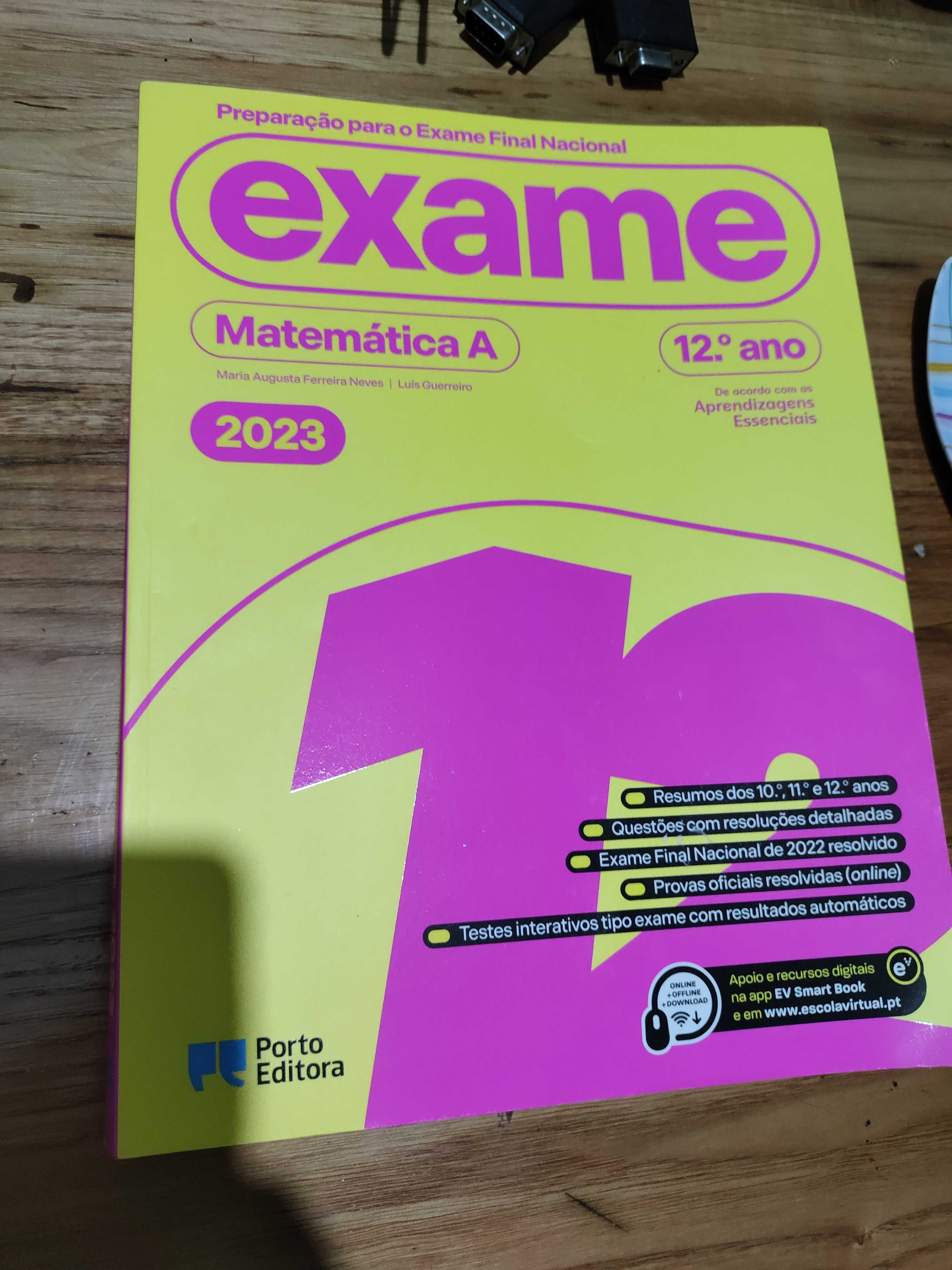 Manual 2023 - Preparação para Exame Matemática A - 12.º ano