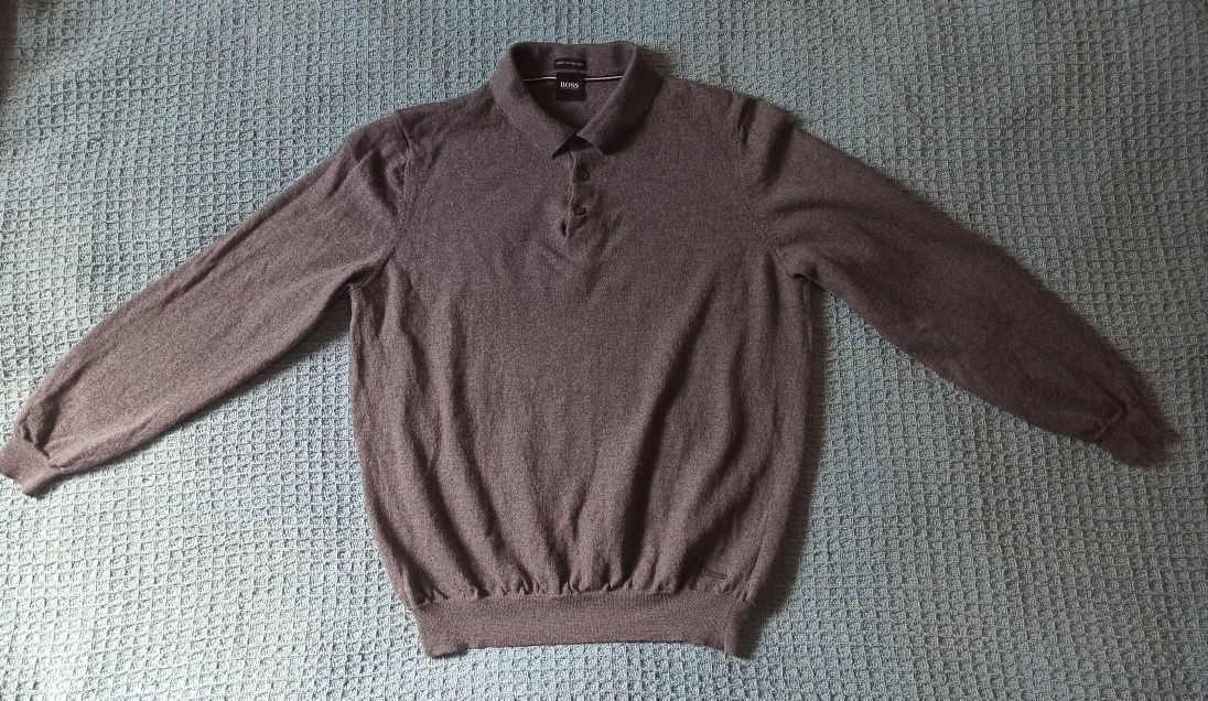 Sweter wełniany Hugo Boss