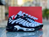 ХІТ! Nike Air Max Plus TN White/Black 40 41 42 43 44 45 46 тн белые