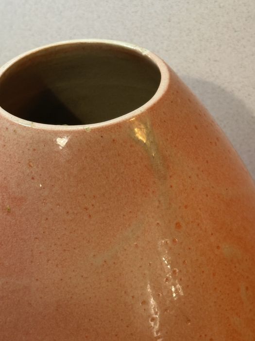 Pink ceramic vase