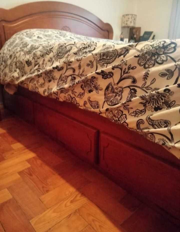 conjunto de quarto madeira maciça