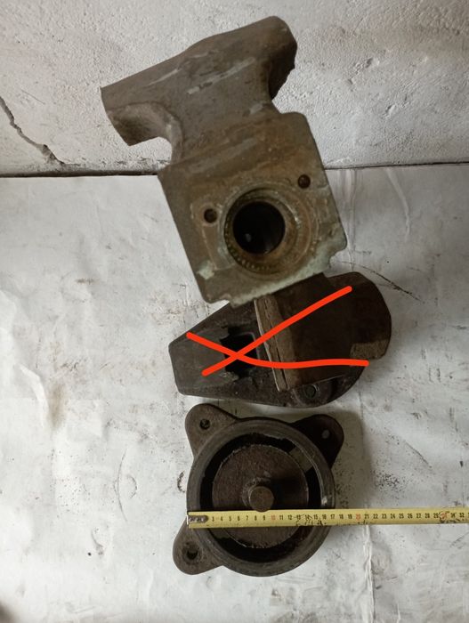 Тиски,лещата 125 мм по частинах,некомплект