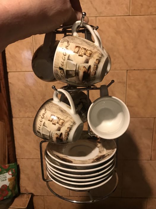 Кофейный  набор  на подставке