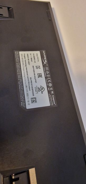 Teclado Gaming HYPER X Alloy FPS Pro (Mecânico - Inglês - Preto)