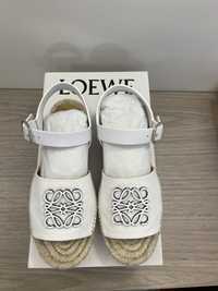 Loewe espadryle białe