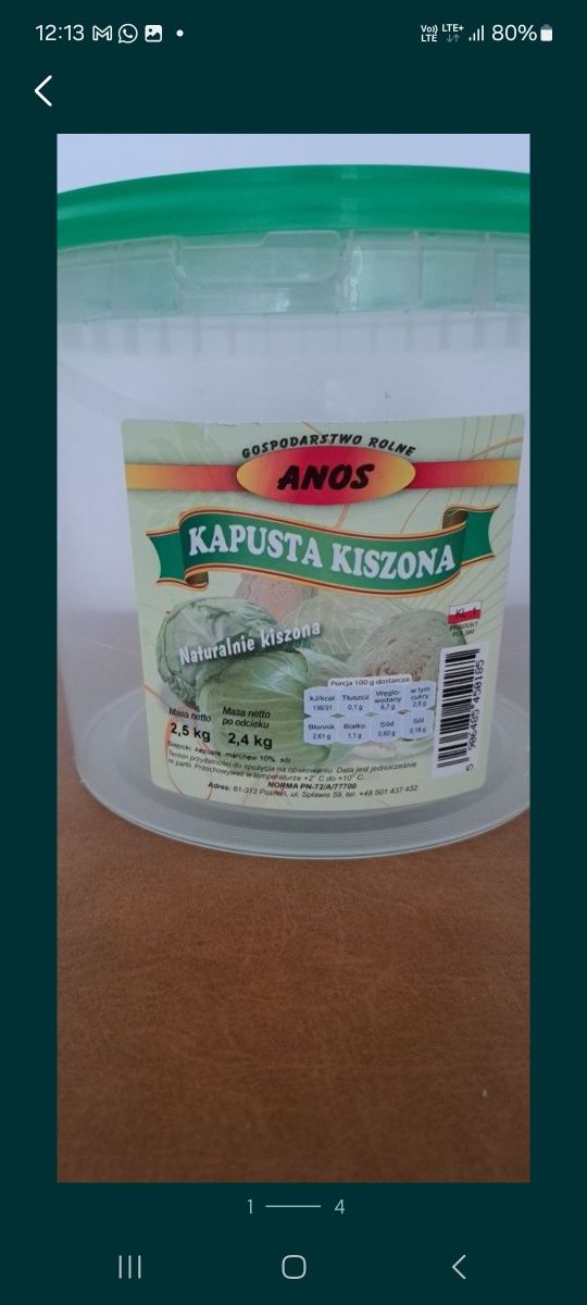 Wiaderka plastikowe 3 litrowe