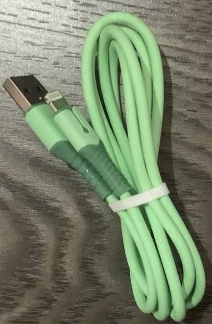 USB кабель швидкого заряду з підсвіткою 5A 1,5м