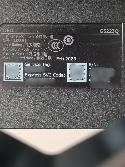 Монітор 32" Dell G3223Q — 4K UHD / 144 Гц / HDR600 / IPS