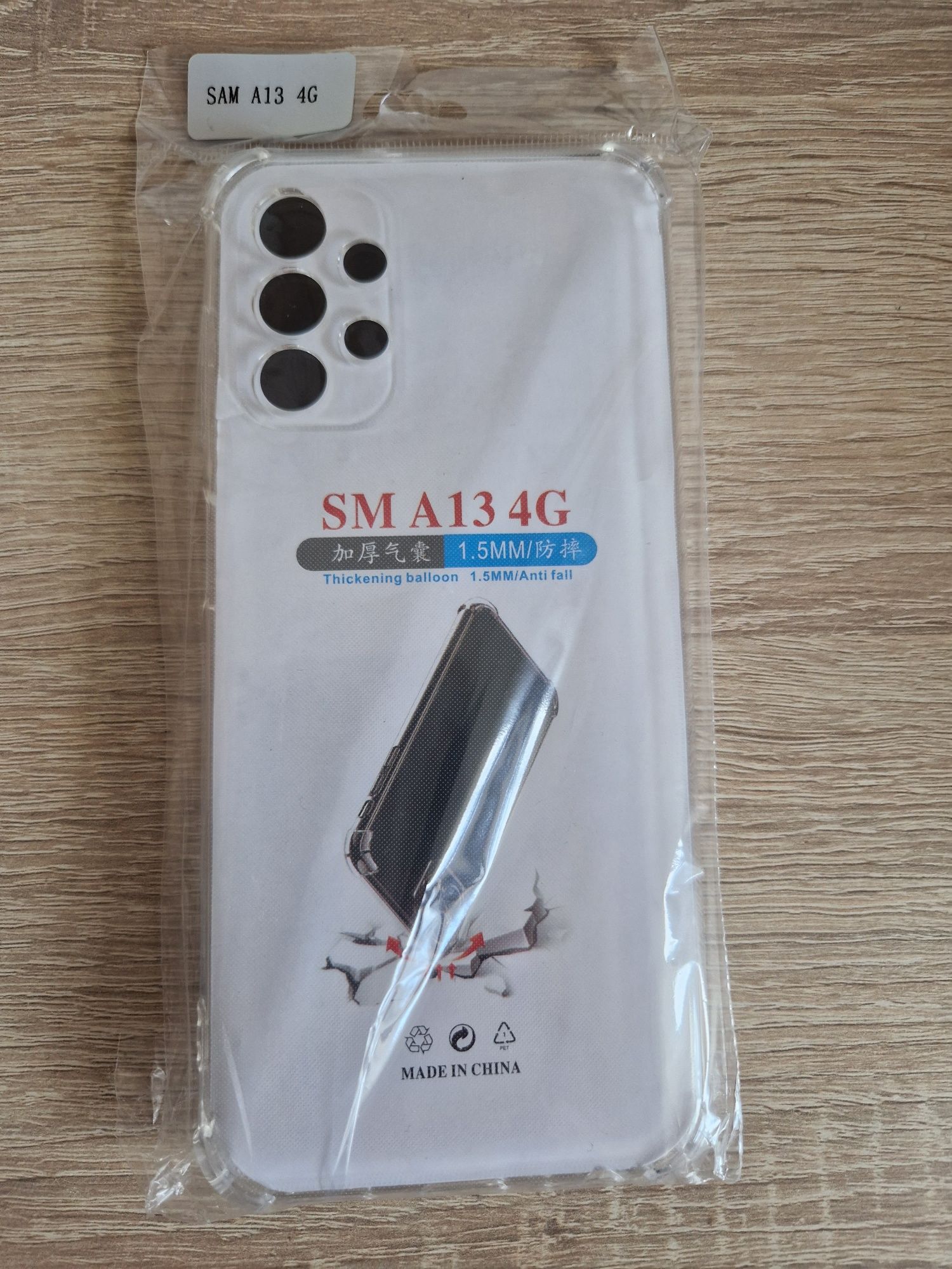 Etui Clin Anti Shock 1,5mm do SAMSUNG GALAXY A13 4G Przezroczysty