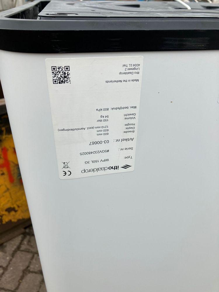 Bojler bufor zasobnik Daalderop 150 L  stal nierdzewna Nowy Okazja