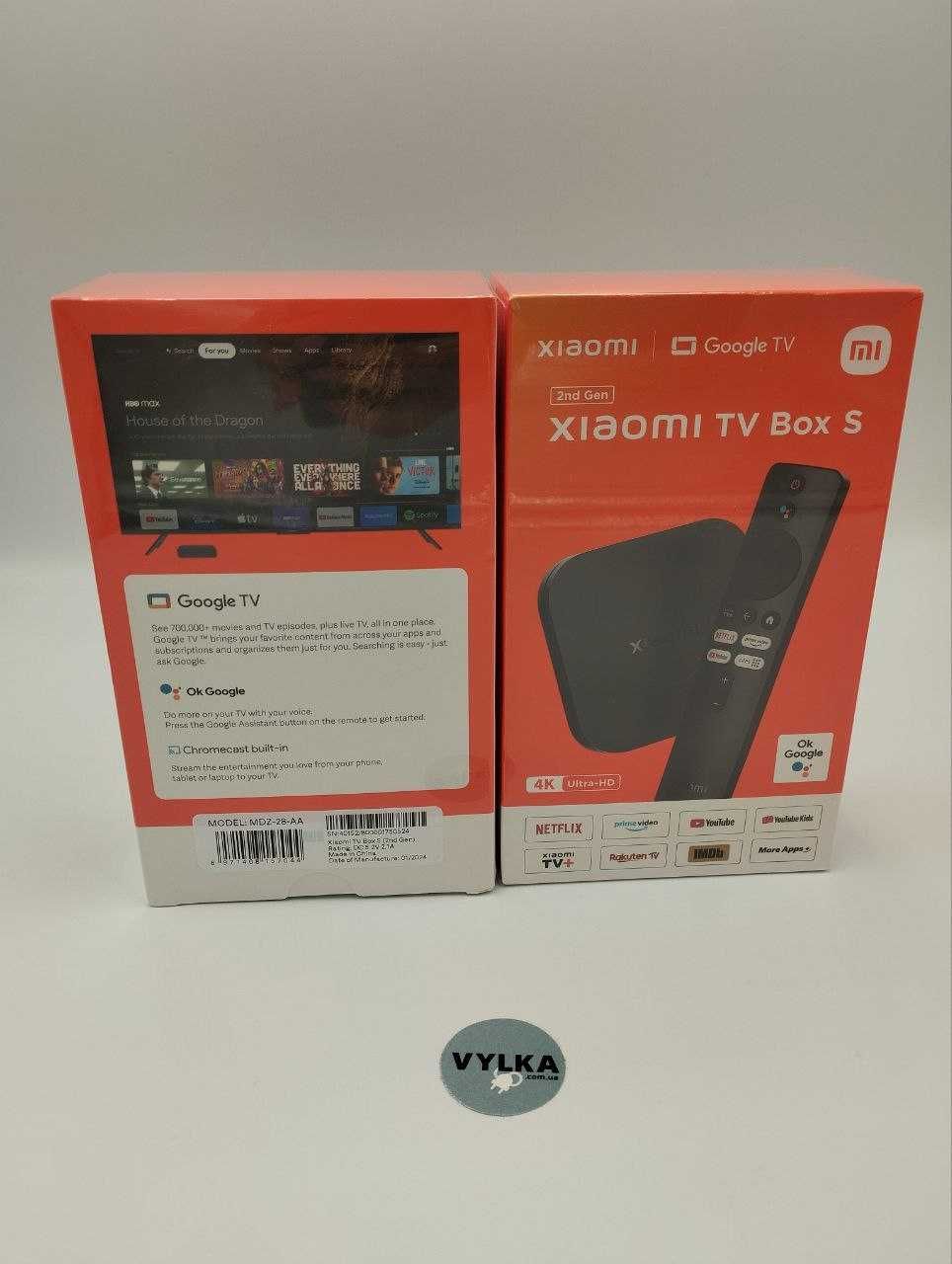Приставка Xiaomi TV  Box S(2nd Gen) 4K (MDZ-28-AA)