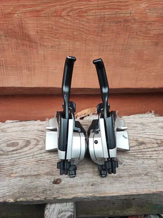 Klamkomanetki rowerowe Shimano Deore XT M750 3x9 Vbrake Retro MTB