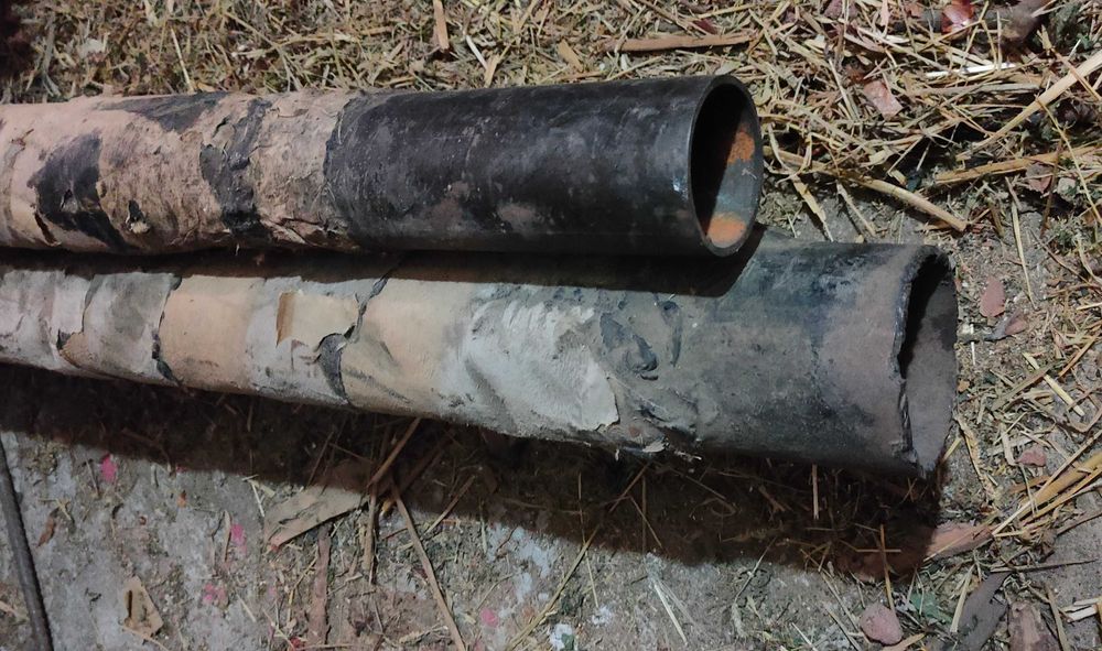 Труба металева для укладання під землю