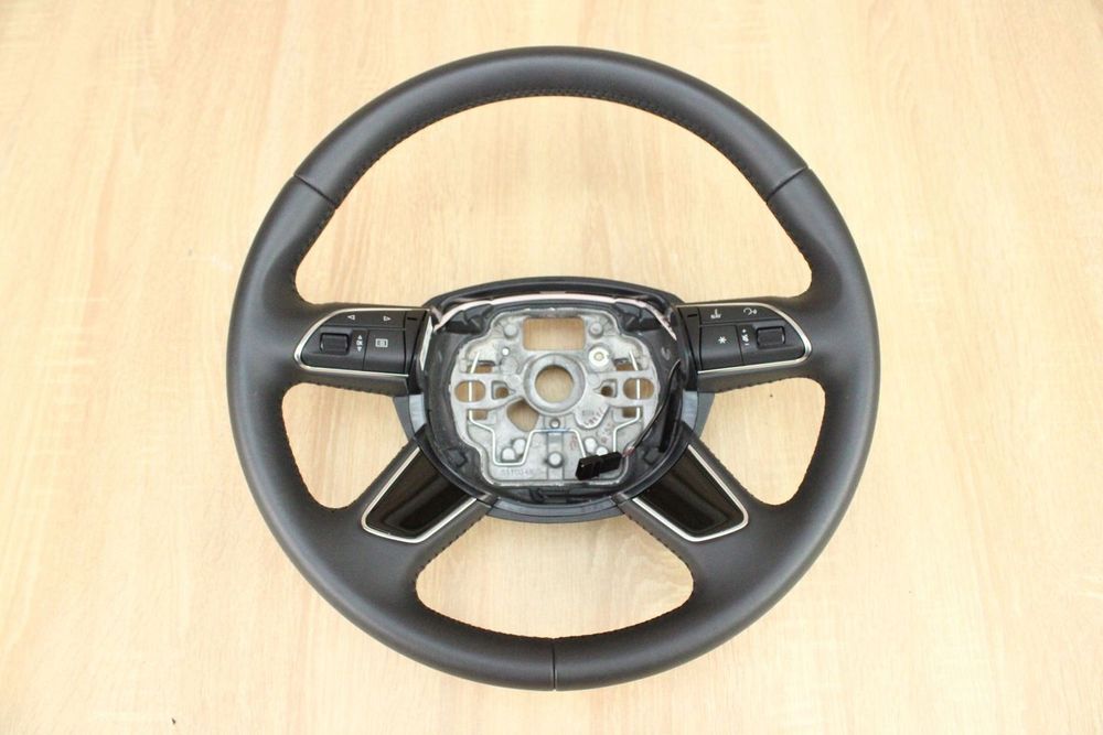 KIEROWNICA MULTIFUNKCJA SKÓRA CZARNY POŁYSK AUDI A6 C7 LIFT 4G0419091M 70km