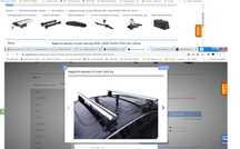 barras de teto tejadilho  roof racks