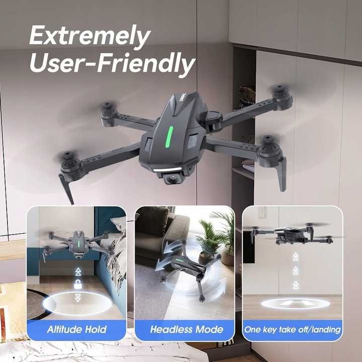 Dron Z Kamerą Deerc D70 HD 1080P  TAP FLY OBRÓT 360