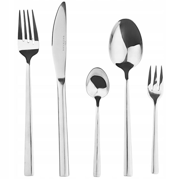Zestaw Sztućców 30 El Dla 6 Osób Z Pudełkiem Komplet Sztućców Połysk