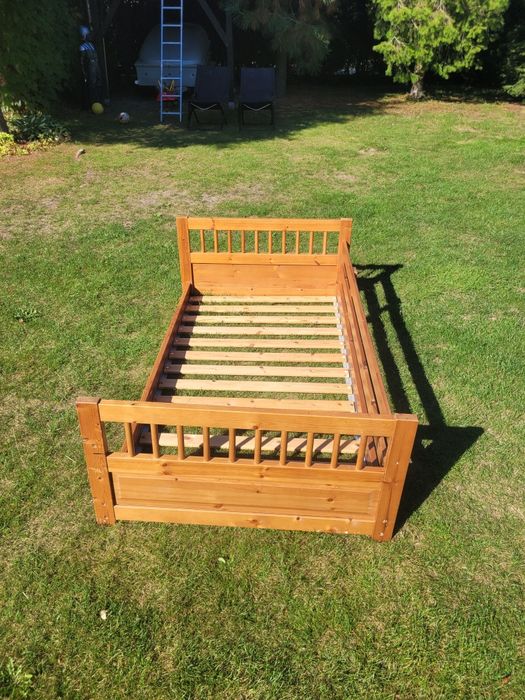 Łóżko drewniane ikea 180x90 materac