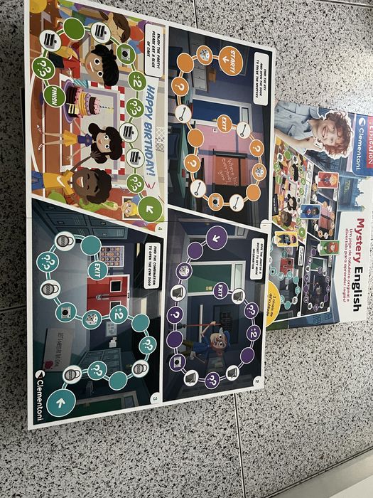 Jogo tabuleiro mystery inglish