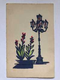 Гебус-Баранецька (1905-1985рр) малюнок Фонарь квіти Львів