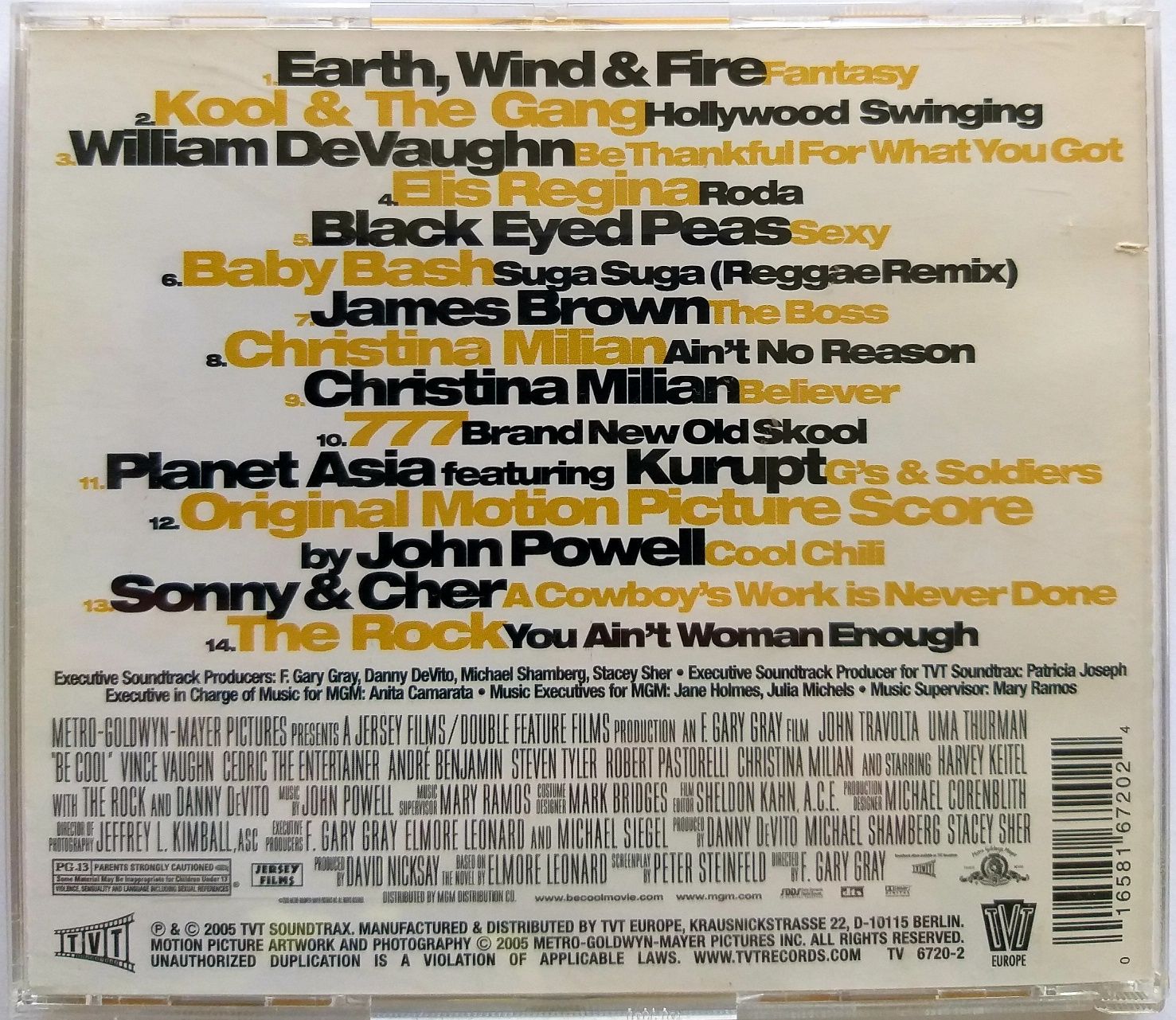 Soundtrack Be Cool 2005r Kool & The Gang James Brown The Rock 777